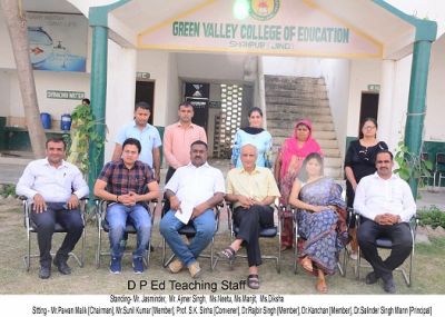 D.P.Ed Staff with Inspection Team May-2019