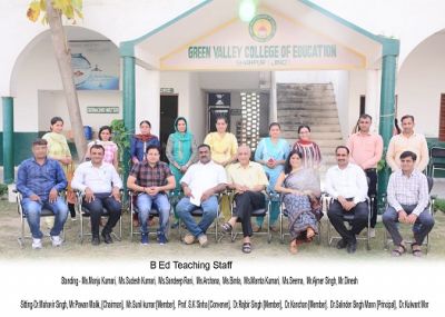 B.Ed Staff with Inspection Team May-2019